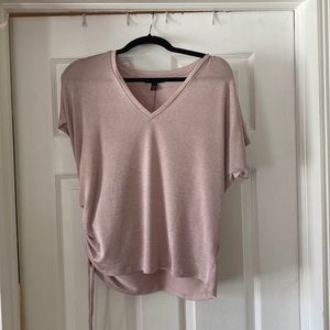 Express v neck short sleeve blouse.